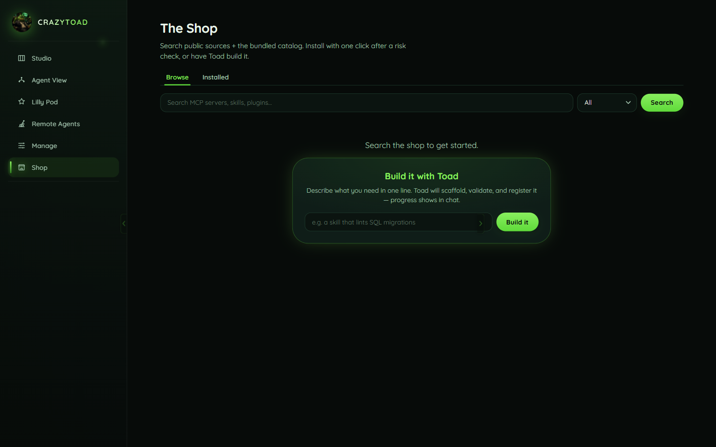 CrazyToad Shop